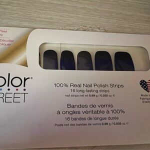 Color Street 100% Real Nail Polish Strips Midnight Shift